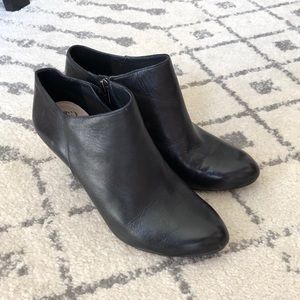 Vince Camuto black booties